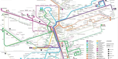 નકશો લક્ઝમબર્ગ મેટ્રો